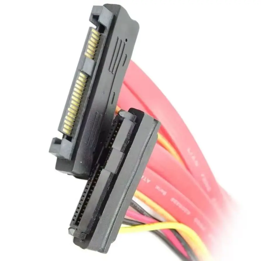 Unidad de disco duro SAS SFF-8482 Cable SAS de 29 pines Cable corto de extensión macho a hembra Cable de M-F SAS de 29 pines 0,15 m 0,5 m 1m