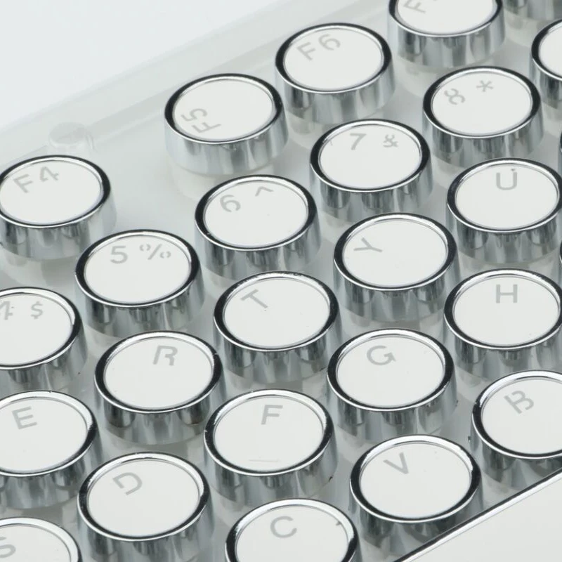 104 Uds. Tapa de tecla de teclado mecánico Punk redondo negro y rosa, reemplazo Universal ergonómico, accesorio de eje transversal, tapa de llave - imagen 5