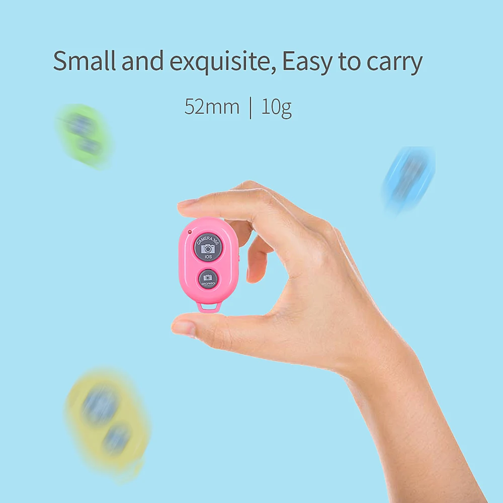 TISHRIC-Temporizador inalámbrico con Bluetooth, Control remoto para cámara Butto, para teléfonos iPhone y Android, 10 unidades - imagen 5