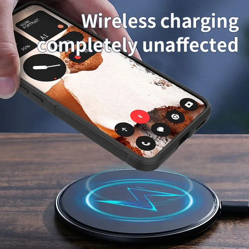 Para nada CMF Phone 2 Pro funda para nada CMF Phone 2a 3a 1 2 Pro funda de goma a prueba de golpes parachoques protector de silicona suave - imagen 3