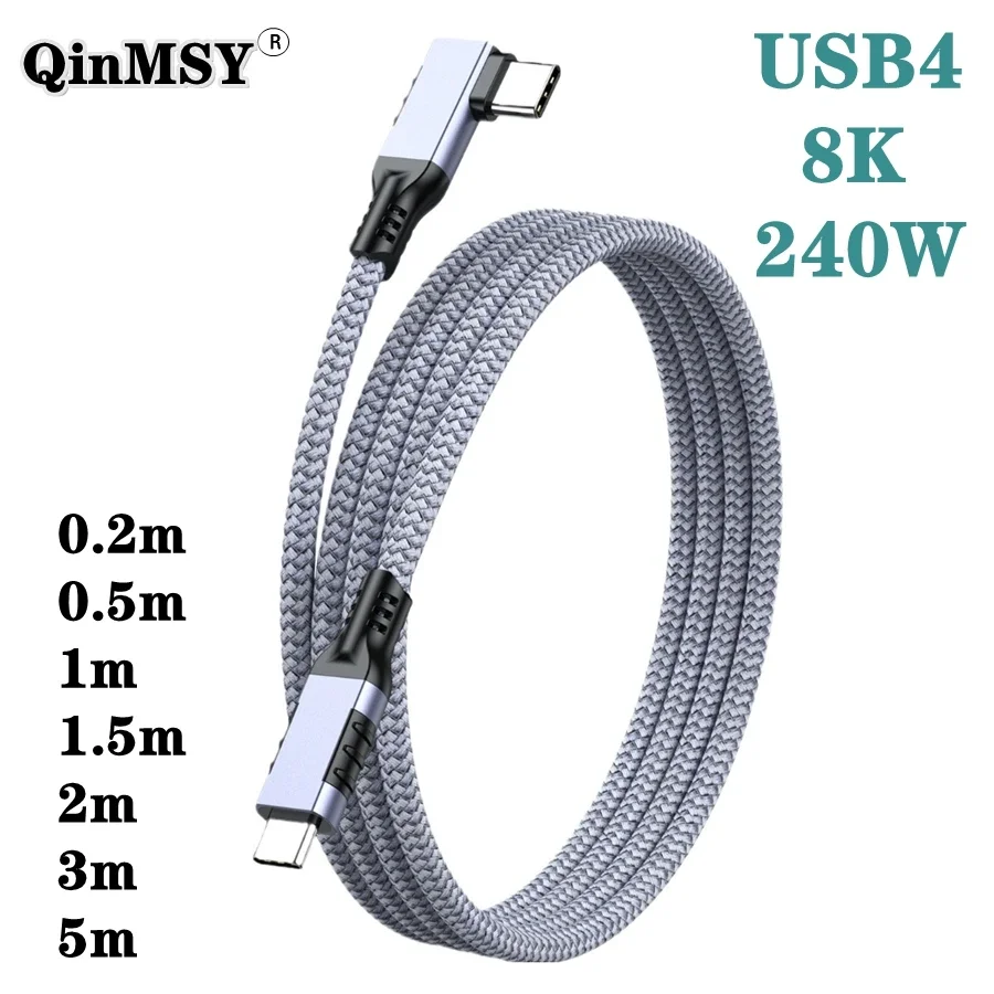 Cable USB4 Thunderbolt 4 – PD240W 40Gbps para SSD y iPad - imagen 2