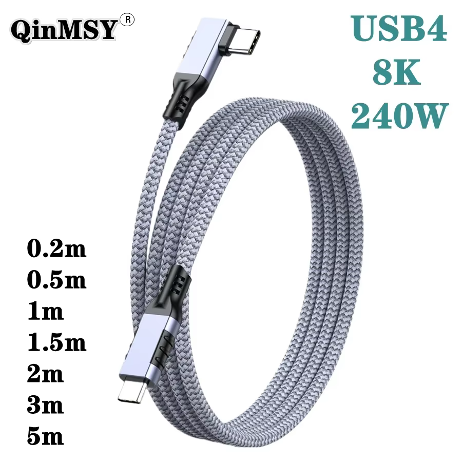 Cable USB4 Thunderbolt 4 – PD240W 40Gbps para SSD y iPad - imagen 2