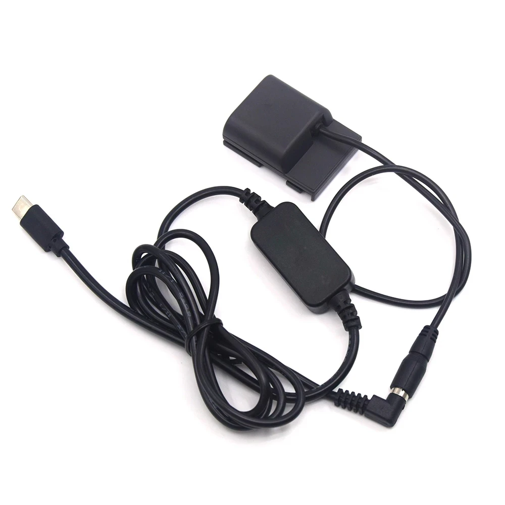 Cable de alimentación USB C NB-2L batería simulada de NB-2LH, acoplador de CC DR-20 para Canon S40, S60, S70, S80, S50, G7, G9, EOS, 350D, 400D, Rebel, XT, XTi - imagen 3