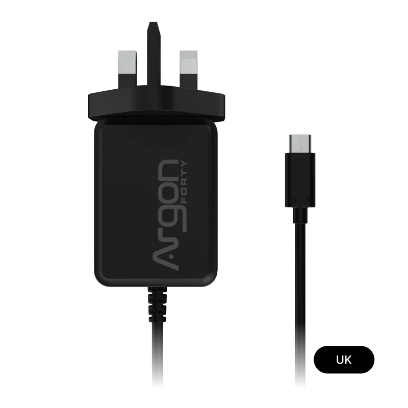 Raspberry Pi 4 Argon tipo C fuente de alimentación 18W 5V 3.5A EU US enchufe adaptador de corriente para Raspberry Pi 4 modelo B Argon One V2 M.2 caso - imagen 3