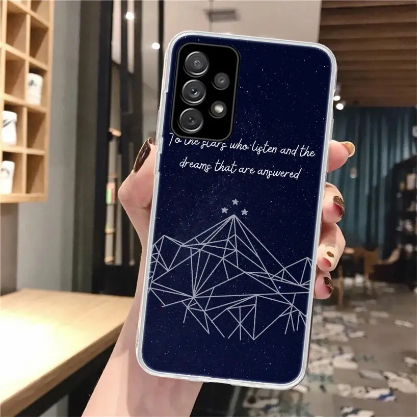 Funda de teléfono de silicona A Court of Mist Fury Sarah J Maas para Samsung Galaxy A52 A51 A50S A42 A32 A22 A12 A02S A30S A20S A10S A41 A31 - imagen 3