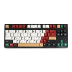 Teclas PBT para teclado mecánico, perfil Cherry y estilo retro