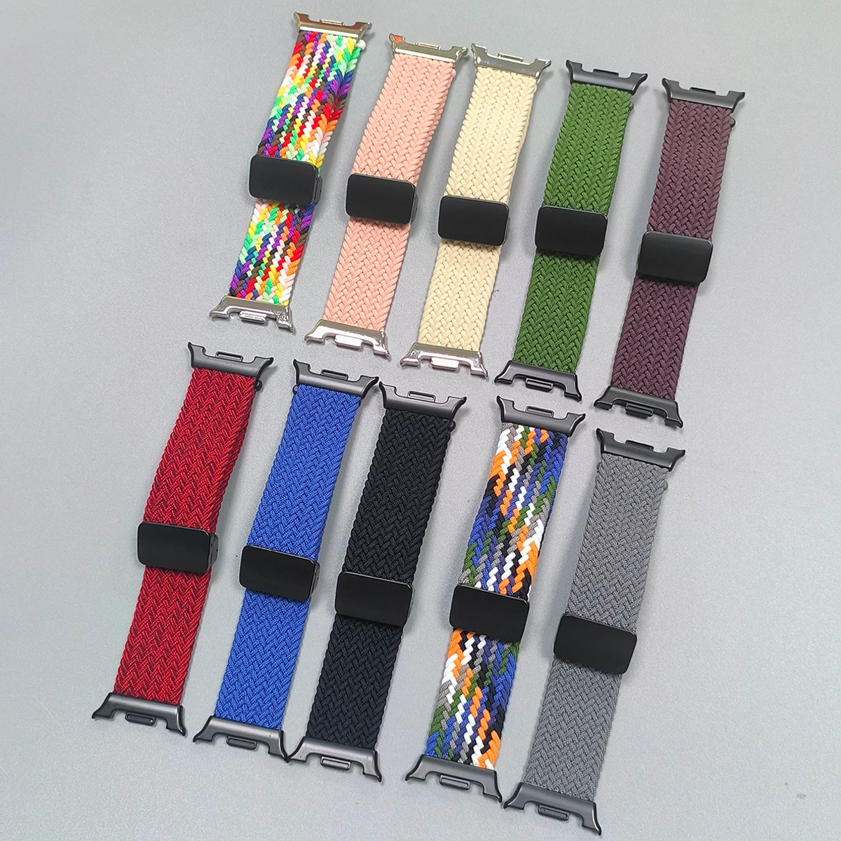 Correa magnética para Samsung Galaxy Watch 8, 44mm, 40mm, pulsera de nailon de repuesto para Galaxy Watch 8, accesorios clásicos de 46mm - imagen 2