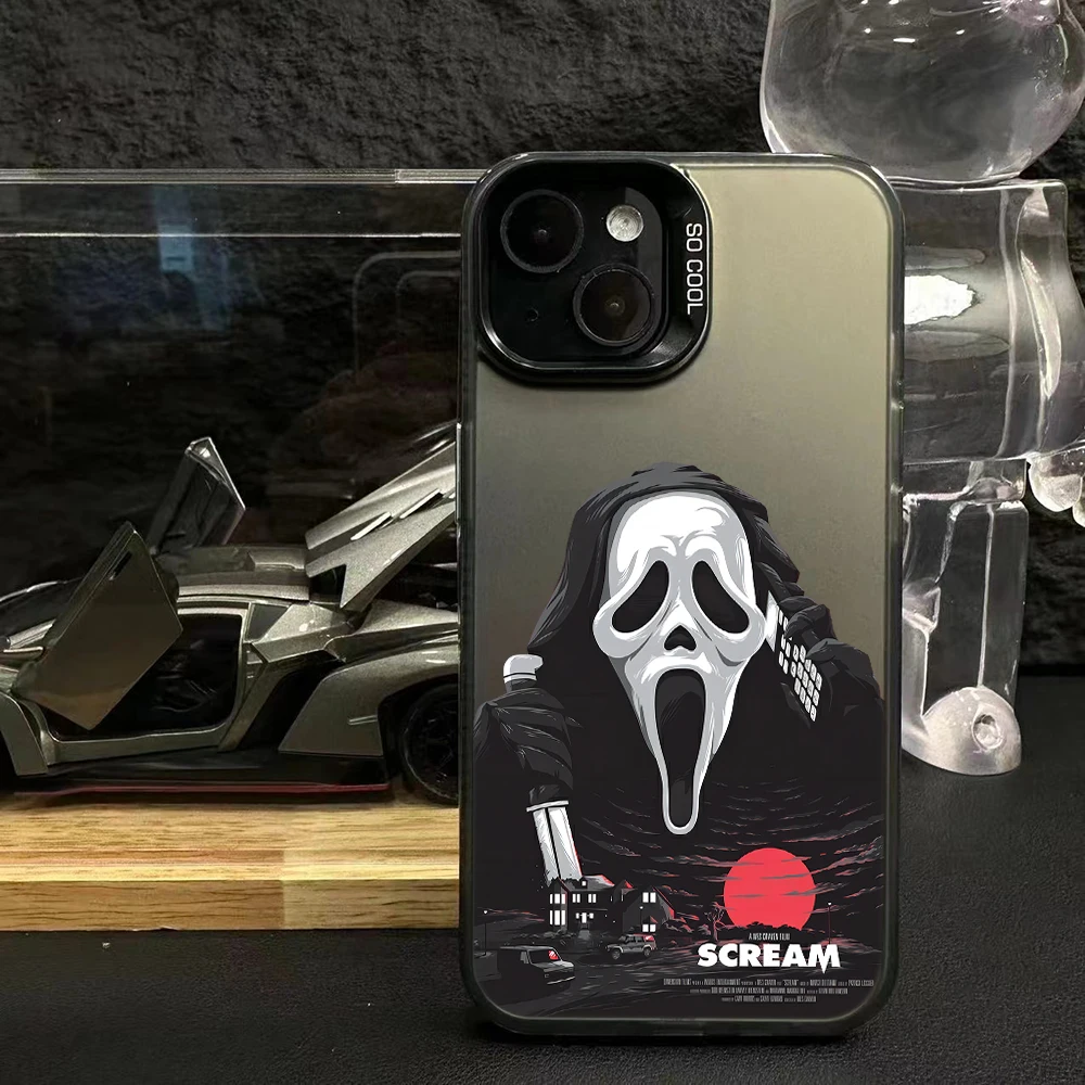 Funda de teléfono de película Scarys para Xiaomi Redmi Note 7 8 9 9S 10 11 12 13 14 Pro Plus 4G 5G cubierta trasera mate anticaída - imagen 3