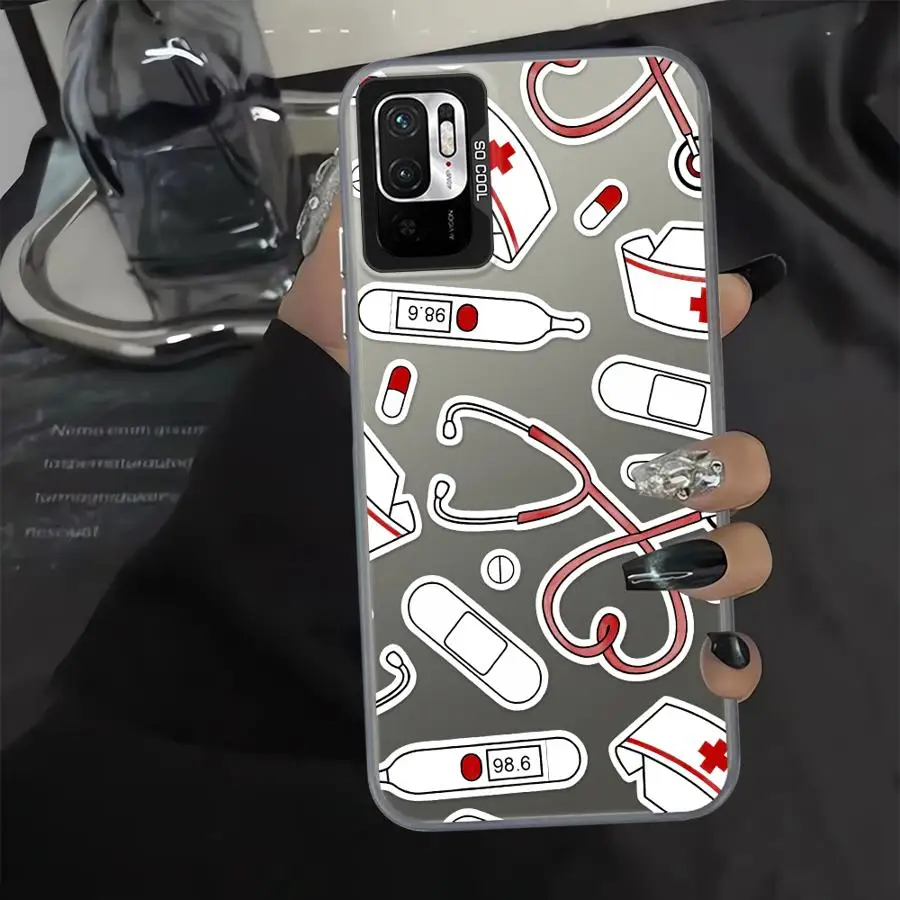 Case for Xiaomi Mi 11 Lite 13T 12T Pro Back Phone Cover Cool Nurse Medicine - imagen 5