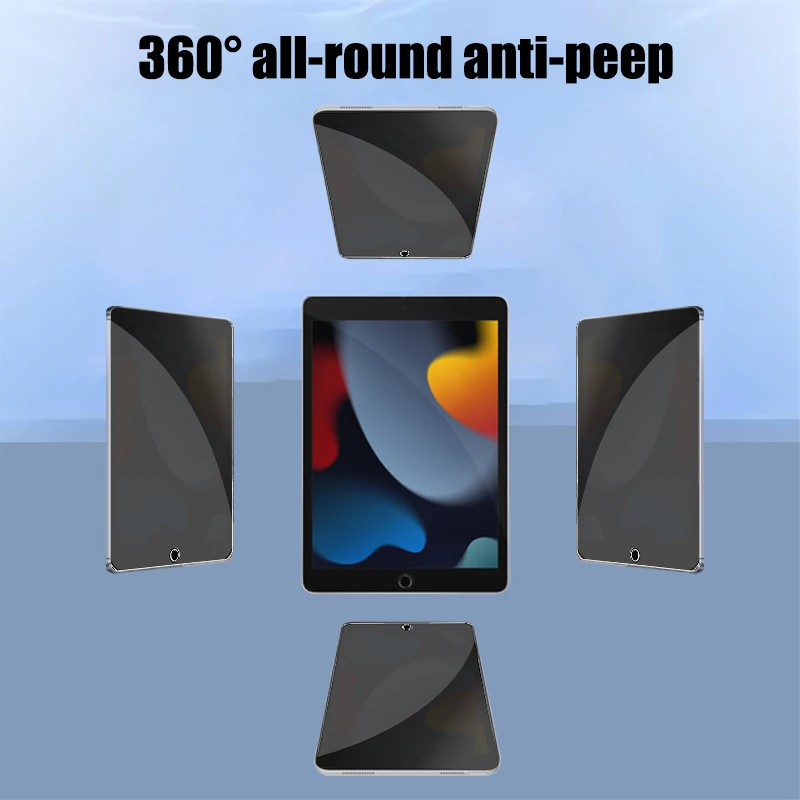Protector de pantalla antiespía para iPad 11.a, 10a, 9a generación, 8a, 7a Mini 7, 6, vidrio templado de privacidad en iPad Air 11 5 Pro 13 12,9 - imagen 5