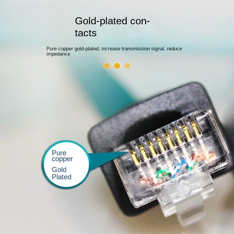 Cable Ethernet M12 de 8 pines tipo X a RJ45, codo de ángulo recto, 4 pines, código A, codificación D, cabeza macho hembra a conector RJ45, Cable de cadena de arrastre - imagen 4