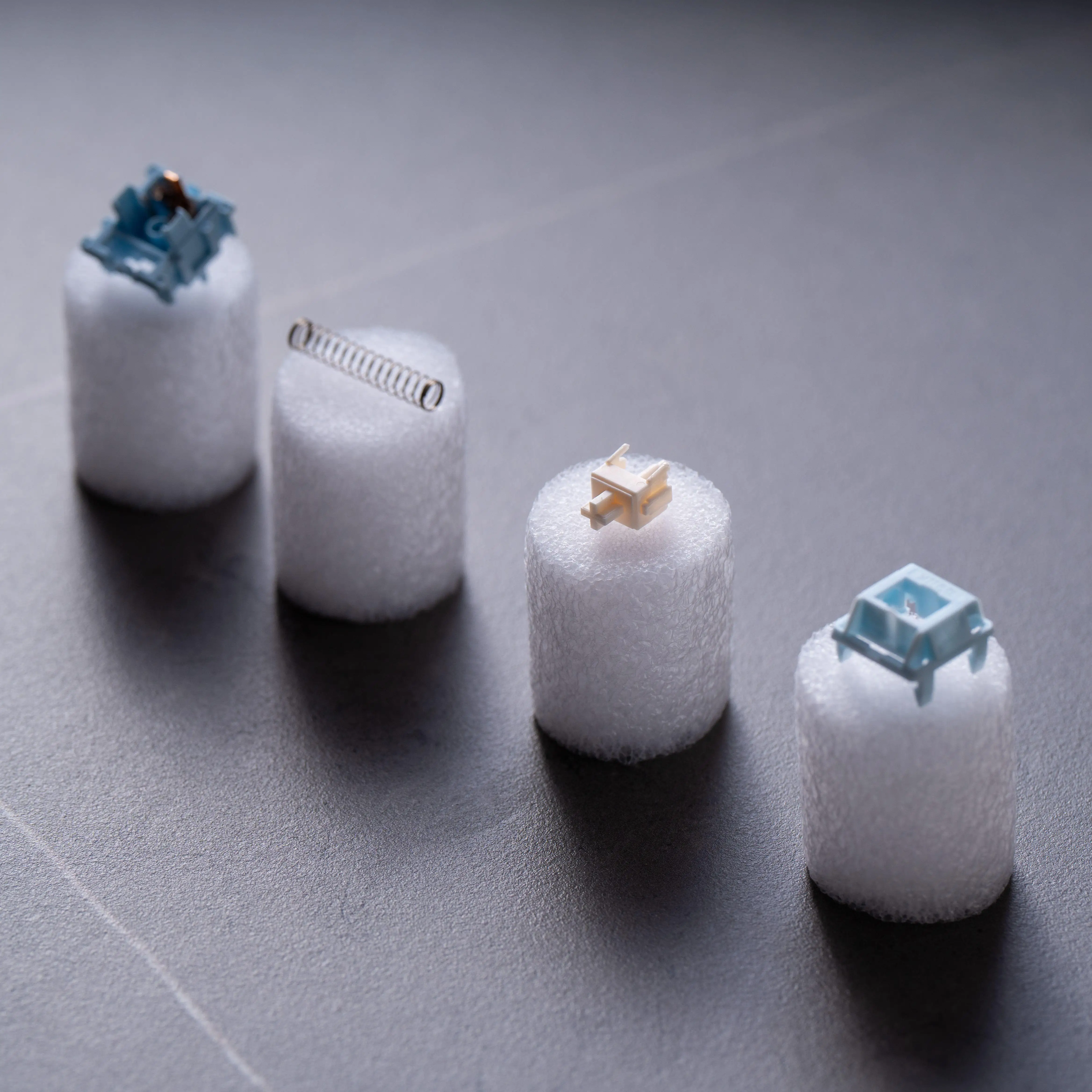 XLLAB x HMX interruptor lineal de yogur 37g 45g 53g Actuación teclado mecánico lubricado de fábrica interruptores DIY - imagen 3