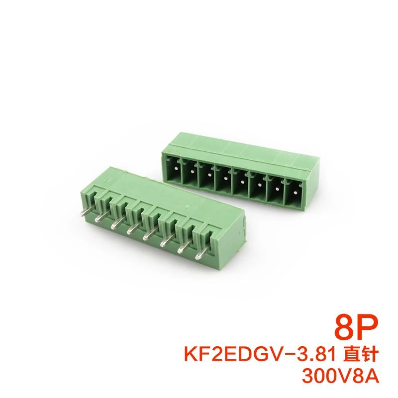 Enchufe de Pin recto KF2EDGV, espaciado de 3,81 MM, 2P, 3P, 4P, 5P, 6P, 7P, 8P, 9P, 10P, 11P, 12P aplicable al enchufe KF2EDGK - imagen 5