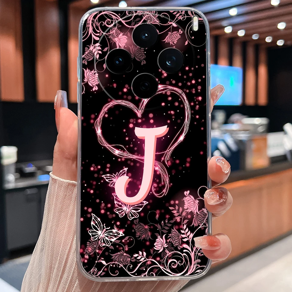 Para Vivo X200S X200 Ultra 5G funda de teléfono moda pareja letras cubierta ligera para Vivo X 200S silicona suave transparente Capa - imagen 5