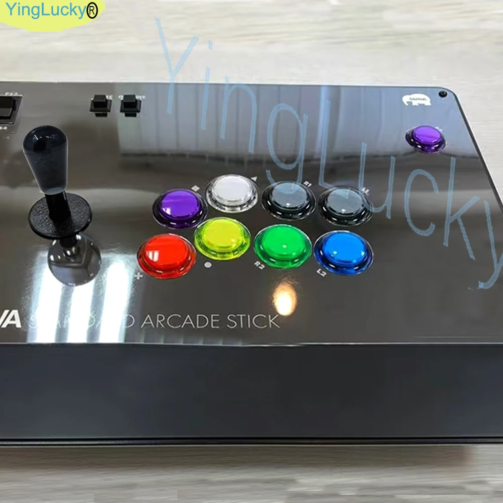 Kit de Arcade PARA 2 JUGADORES, copia de Joystick Sanwa, botón pulsador transparente, cero retraso, controlador de placa Usb, codificador, Pc, Raspberry Pi, Arcade Neo Geo - imagen 2