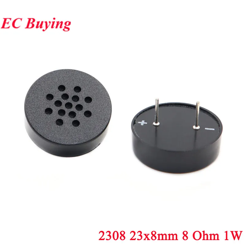 5 uds/1pc Mini altavoz de montaje PCB 1W 8R 3013 2307 2308 1508 3012 8 ohmios 1 vatio 30*13MM 23*7MM altavoz DIP con cubierta de alta calidad - imagen 2