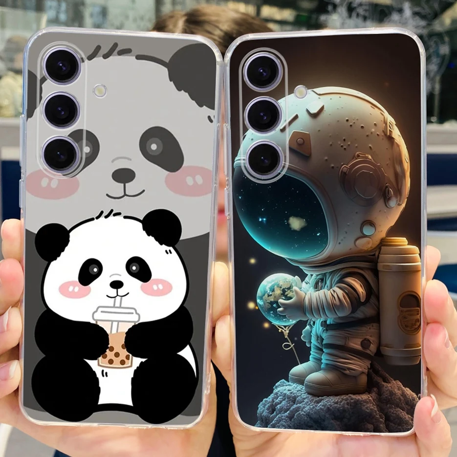 Funda de teléfono para Samsung Galaxy S24 Plus, carcasa bonita pintada a la moda, suave y delgada para Samsung S24 Ultra S 24 S24 +, SM-S926B - imagen 4