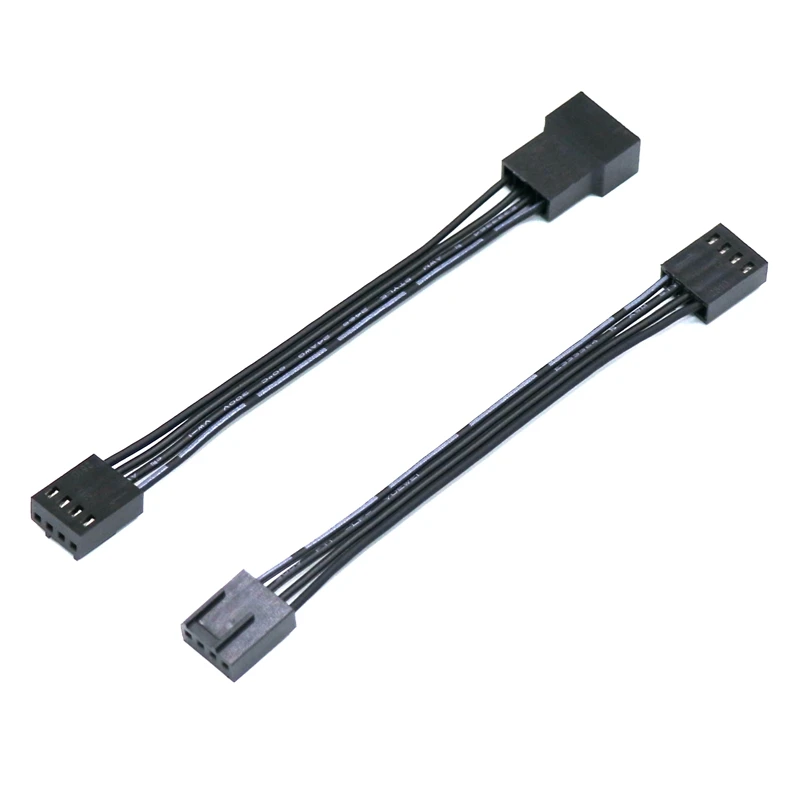 Angitu-ventilador de CPU de 4 pines, Cable de extensión macho a hembra, adaptador de ventilador de refrigeración PWM de 4 pines macho a macho personalizado, 10/30/50/100cm - imagen 2