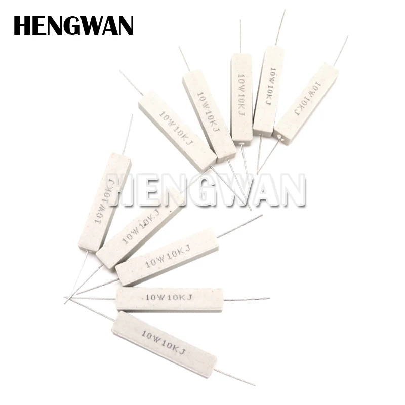 200 Uds 10W 5% resistencia de cemento resistencia de potencia 0,1 - 10K 0.1R 0.5R 10R 50R 0,22 0,33 0,5 1 2 5 8 10 15 20 25 30 100 1K 2K 3K ohm - imagen 5