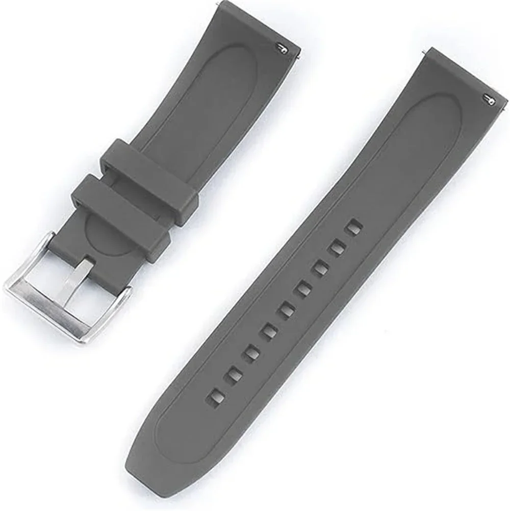 Correa de silicona de 20mm y 22mm para Samsung Galaxy Watch 7/6/5/4 44mm 40mm 6 4 Classic Gear S3, pulsera de repuesto para Huawei GT5 4Pro - imagen 5