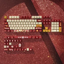 Set de teclas PBT Año del Dragón, perfil Cherry para teclado TKL