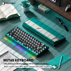 Kit Teclado Mecánico Aluminio Sugar65 V2 / Lucky65 V2 Mini RGB