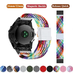 Correa Garmin QuickFit nailon para relojes Fenix/Epix/Tactix