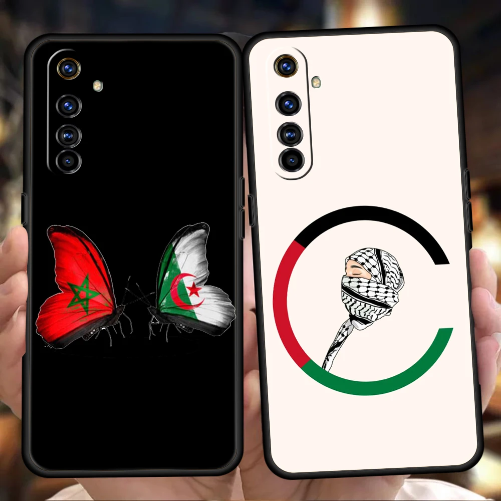 Funda de teléfono con bandera de Argelia para Realme 13 12 11 10 9 8 5G 7 C25 C35 GT5 GT3 GT2 Pro Plus para Realme GT Neo 2 3 3T 5