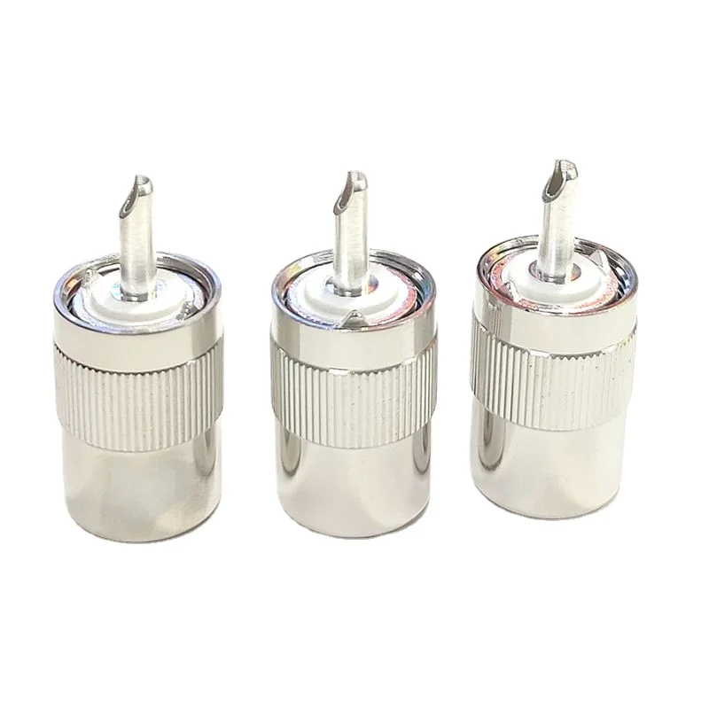 1-10 Uds PL259 UHF conector macho SL16 UHF PL-259 enchufe macho soldadura para RG8 RG213 LMR400 7D-FB Cable Coaxial latón cobre - imagen 2