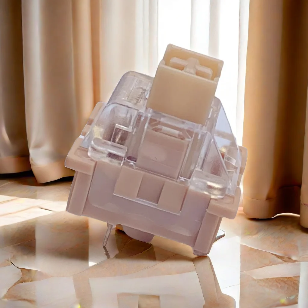 Outemu-teclado mecánico táctil con interruptor de té de la leche, intercambiable en caliente de 3 pines, Compatible con el fabricante MX lubricado