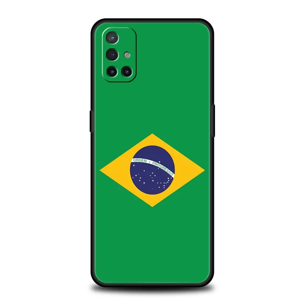 Funda de teléfono grande con bandera de Brasil para OnePlus 15 13 12 11 10 9 8 13T 10T 7T Pro 13R 12R 9RT 8T Nord 4 N200 2T CE 2 3 5G Lite - imagen 3