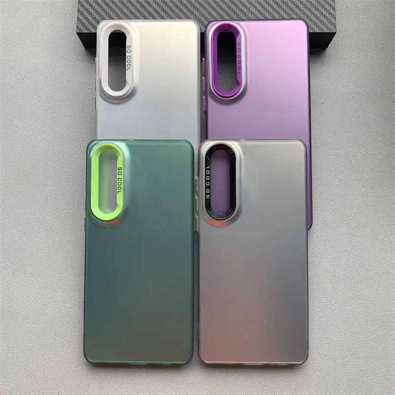 Para Huawei P30 funda Huawei P30 funda de teléfono ELE-L29 ELE-L09 ELE-L04 fundas huawei p30 funda mate de piel de Aurora metálica de lujo
