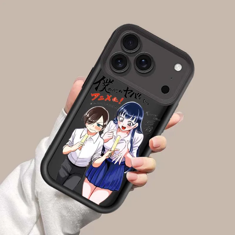 Anime los peligros en mi corazón para Apple iPhone 17 Air 16 16E15 14 13 12 11 X XR Pro Max Eye Ladder funda de teléfono - imagen 4