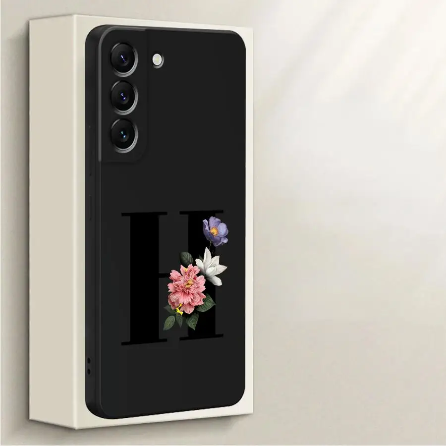 Funda blanda para Samsung Galaxy A35 A15 A24 A36 A26 A11 A12 A22 A52 A34 A13 A14 A51 A16 Lnitial Letter - imagen 4