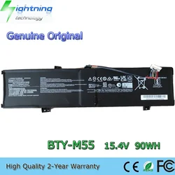 Nueva batería Original y genuina para ordenador portátil BTY-M55 15,4 V 90Wh para MSI Alpha 15 A3DDK A4DEK B5EEK B5EX 7447925 QA055H 925QA055H