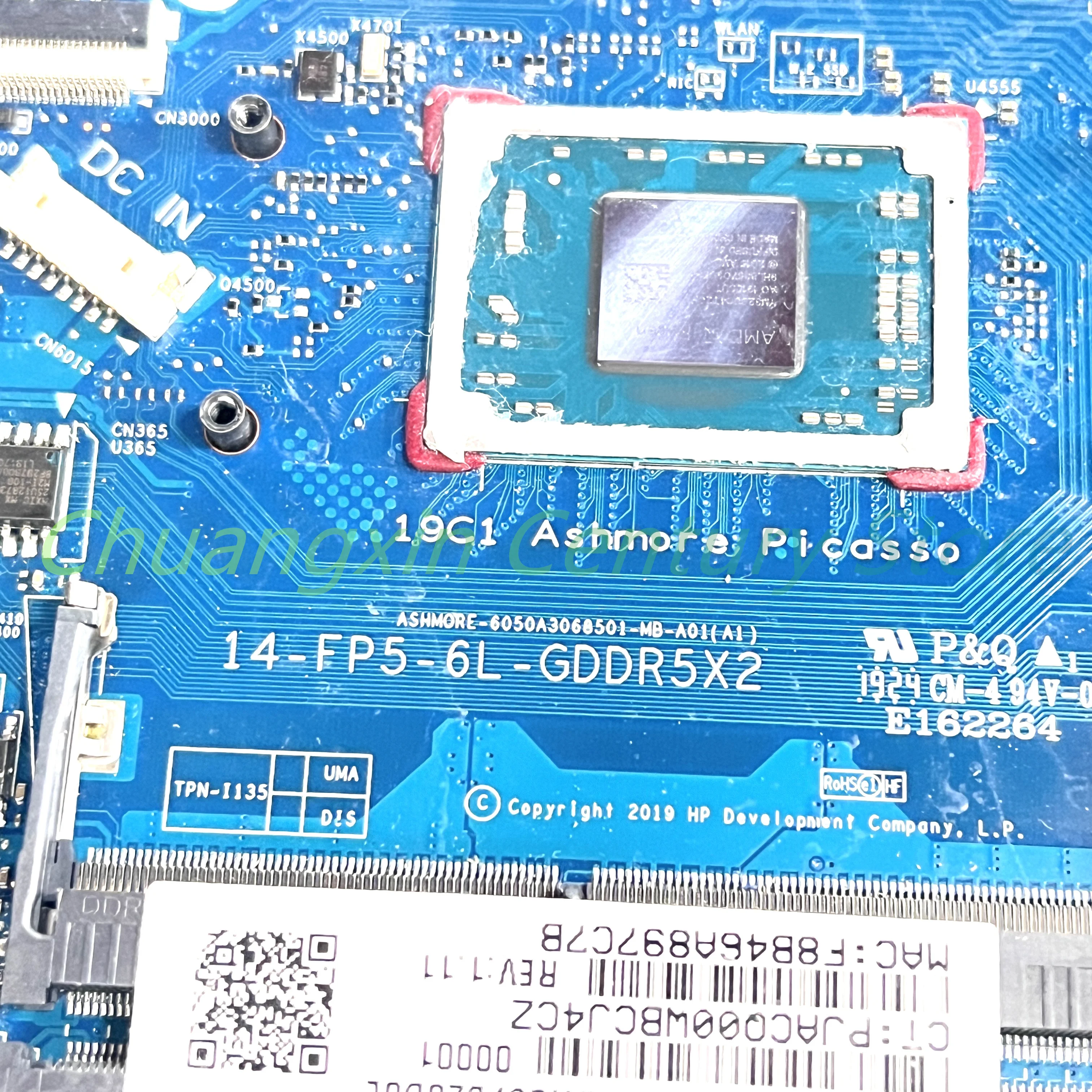 Para HP Laptop 14-DK 14S-DK placa base de computadora portátil 6050A3068501-MB-A01 (A1) con CPU R3 R5 100% probado completamente en funcionamiento - imagen 3