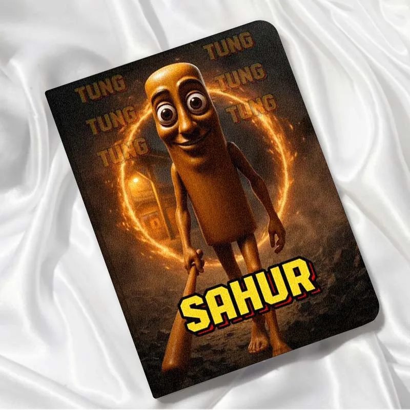 TungTungSahur brainrot para iPad Pro Air Mini 1 2 3 4 5 6 7 7th 8th 9th 10th 11th 10,2 9,7 10,5 10,9 11 12,9 funda para tableta - imagen 4