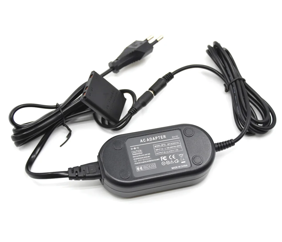 EH-62 Adaptador de corriente CA EN-EL10 Batería ficticia EP-62D Acoplador CC apto para Nikon Coolpix S210 S220 S225 S230 S500 S510 S700 S203 - imagen 3