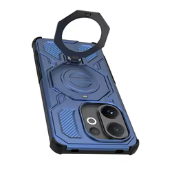 Funda de teléfono con soporte de Metal para vivo V60, hoja magnética de hierro para vivo V60 5G, soporte Global чехол, Funda trasera para vivo V60