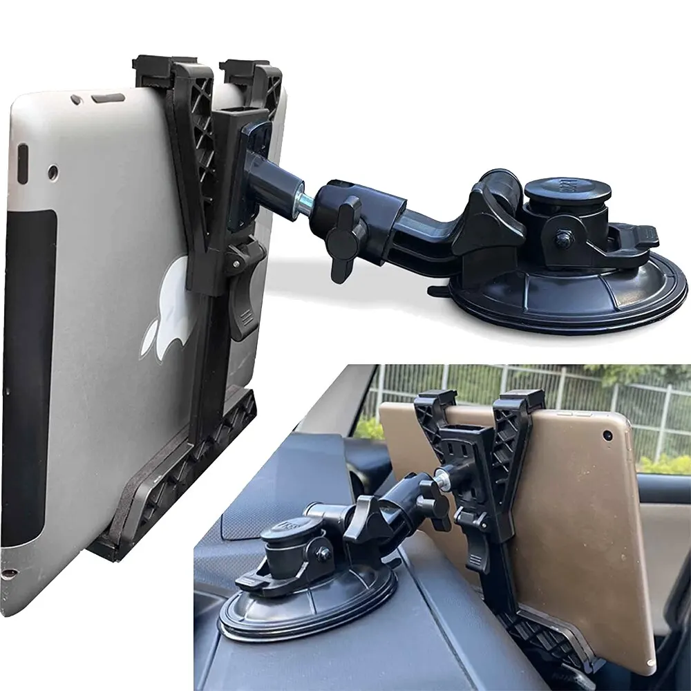 Xnyocn-Soporte Universal para tableta y coche, accesorio para iPad Air 1, 2 Mini, 2, 3, 4 Pro, 9,7, 10,5, montaje para parabrisas de 7 a 11 pulgadas, Samsung Tab - imagen 3