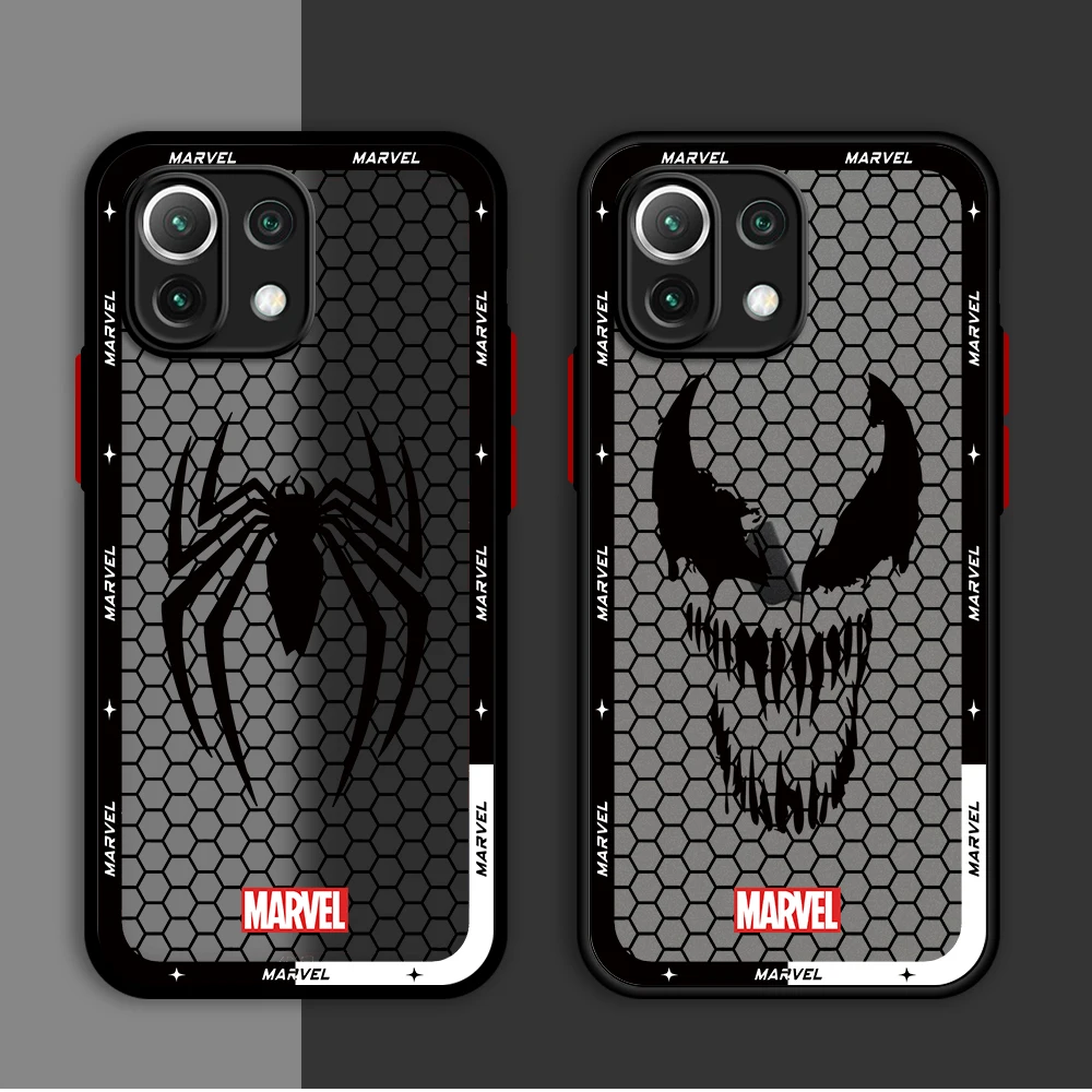 Marvel Sipiderman Phone Case for Redmi Note 7 8 Pro 8T 9 Pro 9S 10 4G 5G 10 11S 10 11 12 13Pro 10Lite 12 13ProPlus5G 12 13 4G 5G