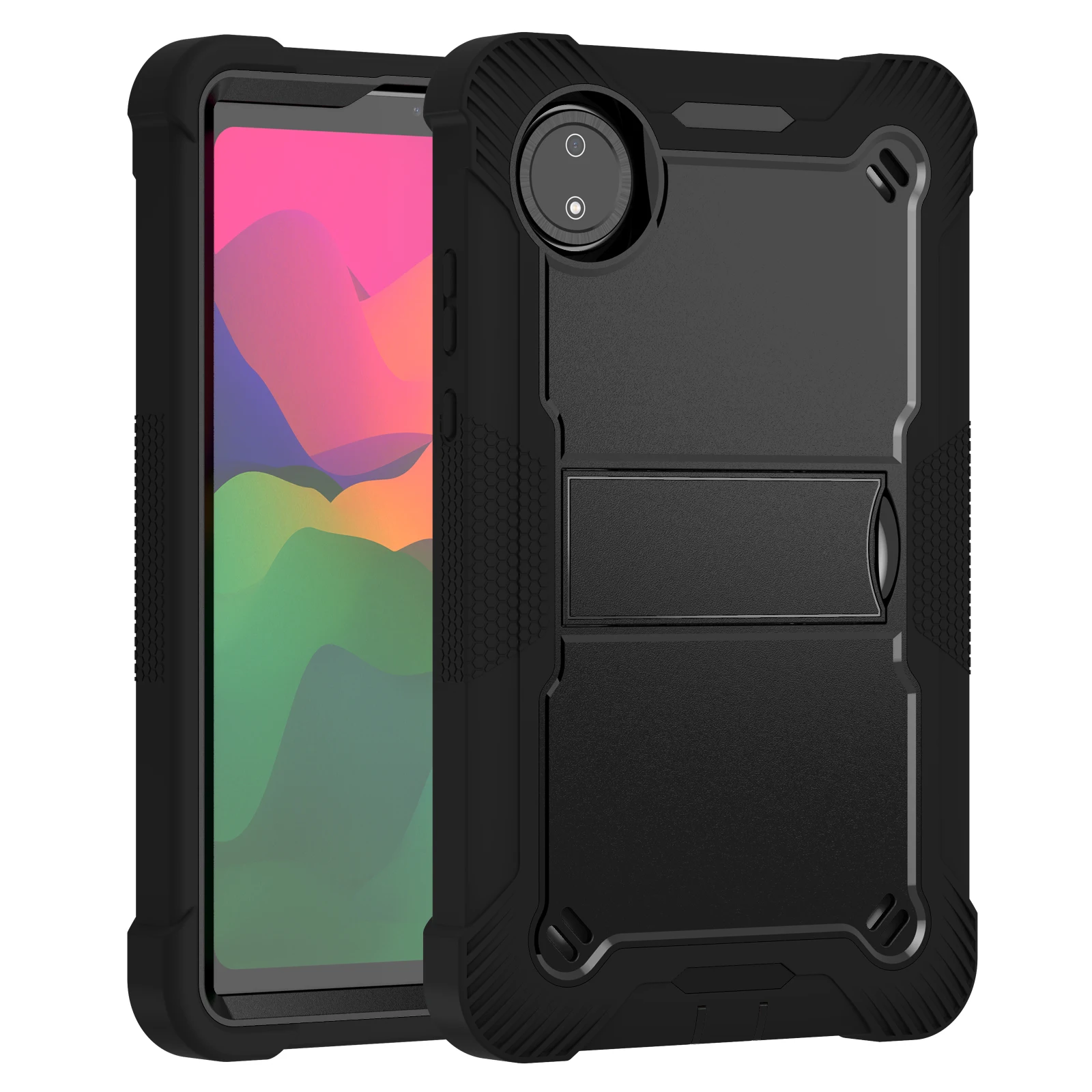 Funda armadura resistente para Xiaomi Redmi Pad SE 8,7 2024, funda híbrida con soporte para Redmi Pad SE 4G, 8,7 pulgadas, PC para niños, carcasa de silicona - imagen 2