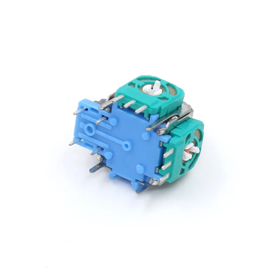 Mando derecho izquierdo de repuesto para PS5, mando analógico 3D para PS 5, doble sentido, 2 piezas, azul/blanco, 1 par - imagen 4