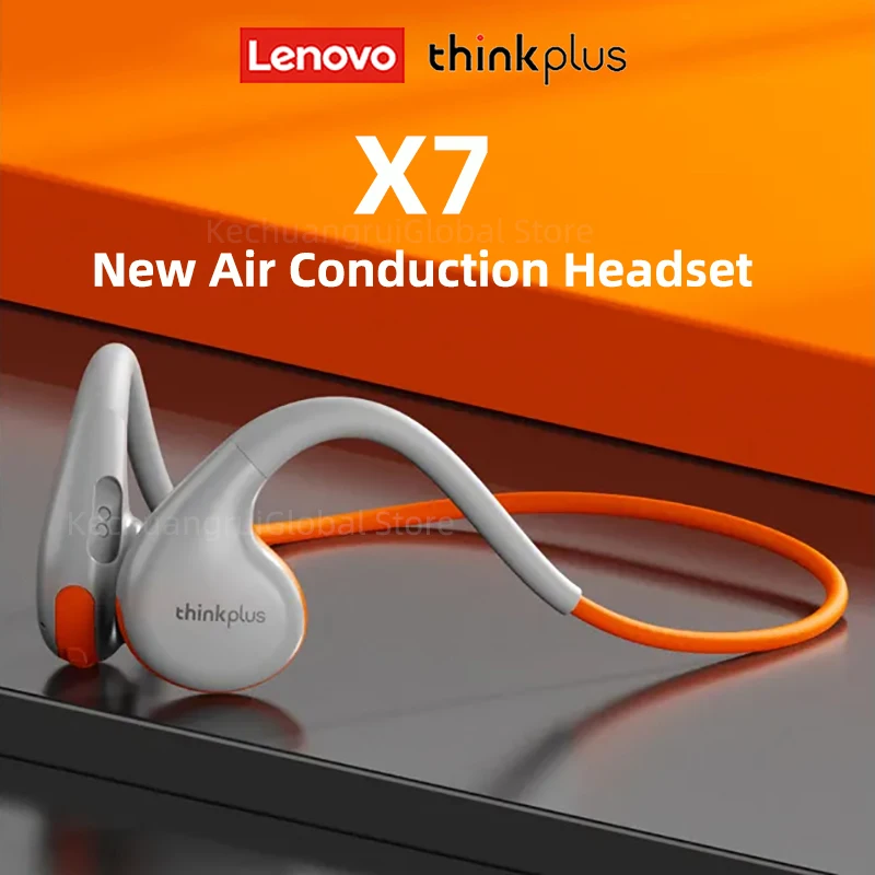 Lenovo-auriculares de conducción ósea con Bluetooth 5,3, inalámbricos deportivos, TWS, gancho para la oreja, resistentes al agua, para correr y conducir - imagen 5