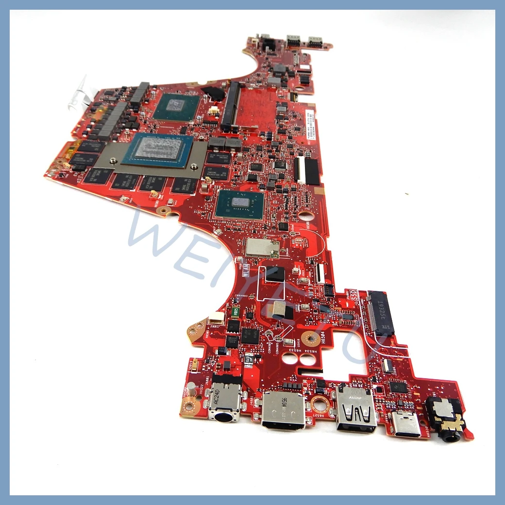 Placa base para ordenador portátil GX701GX para ASUS S17 GX701 GX701GXH GX701GVR GX701GV GX701GXR con i7-8750H CPU RTX2080 GPU 8GB-RAM