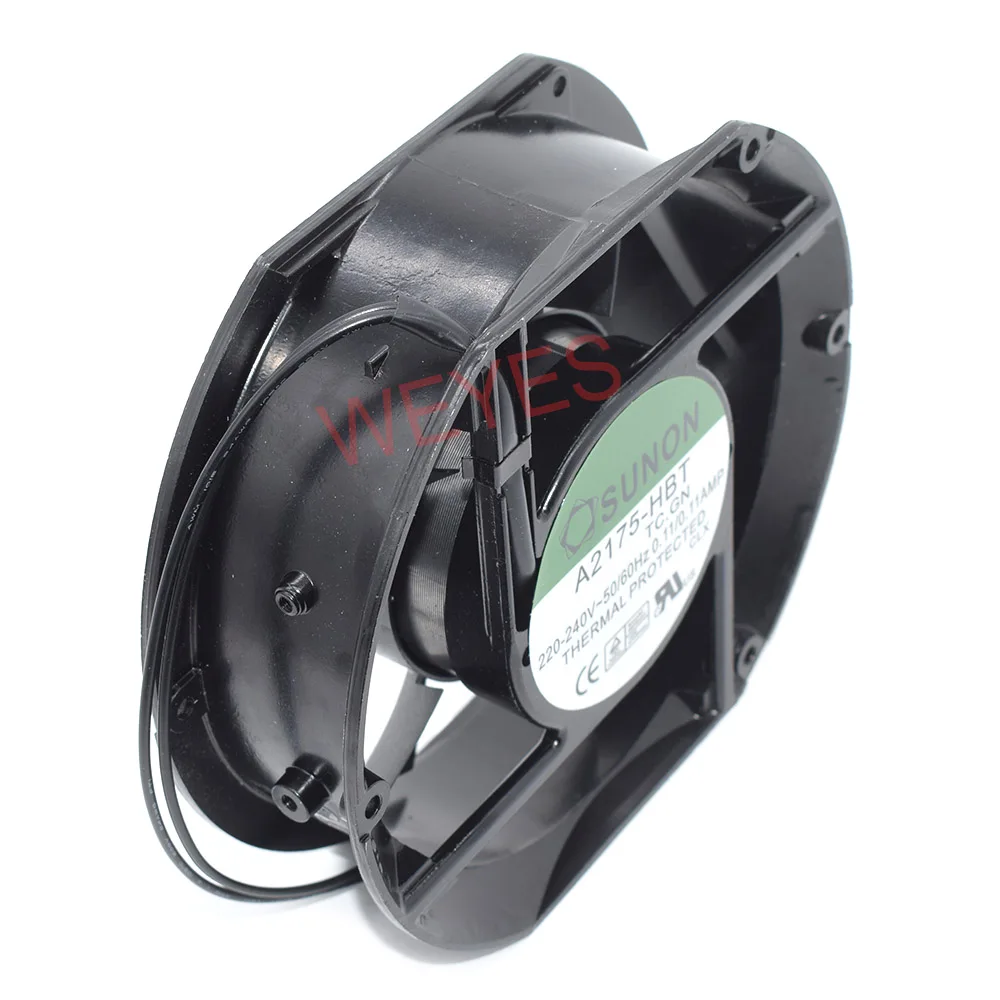 Ventilador de refrigeración del gabinete A2175-HBT TC.GN 1751 220-240V 0.11A 172*150*51MM 2 cables - imagen 4