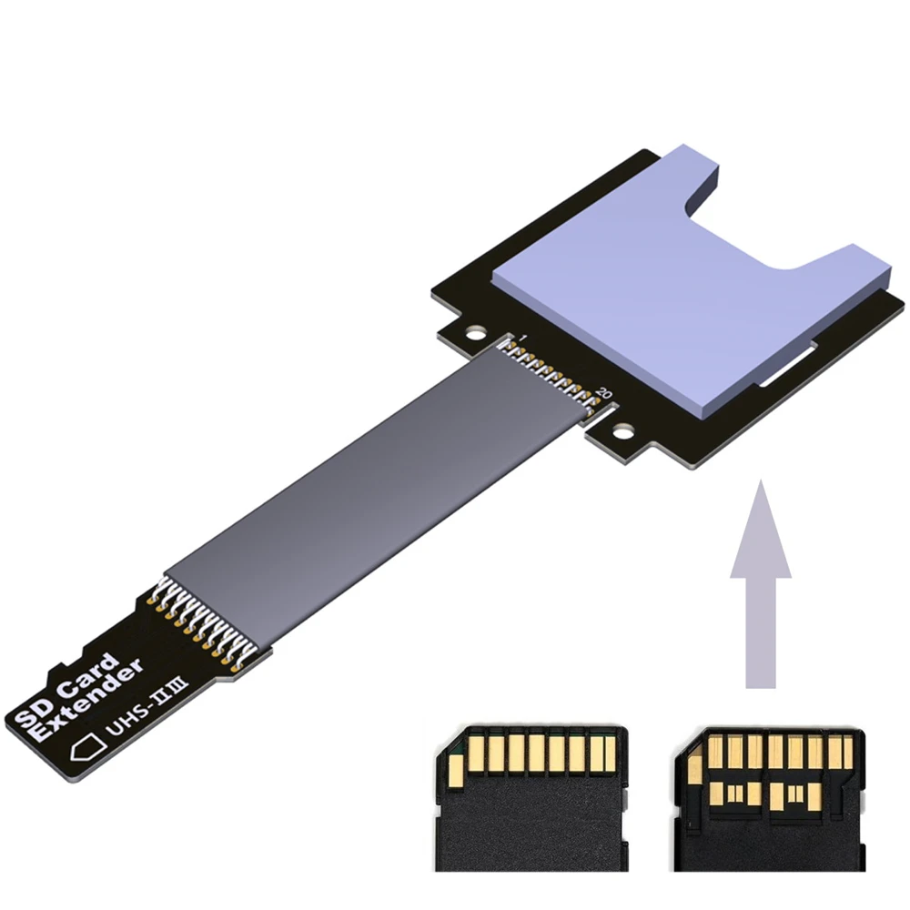 Adaptador de Cable de extensión de tarjeta TF Micro SD macho a hembra, adaptador Flexible SD/SDHC/SDXC, UHS-III UHS-3 - imagen 5