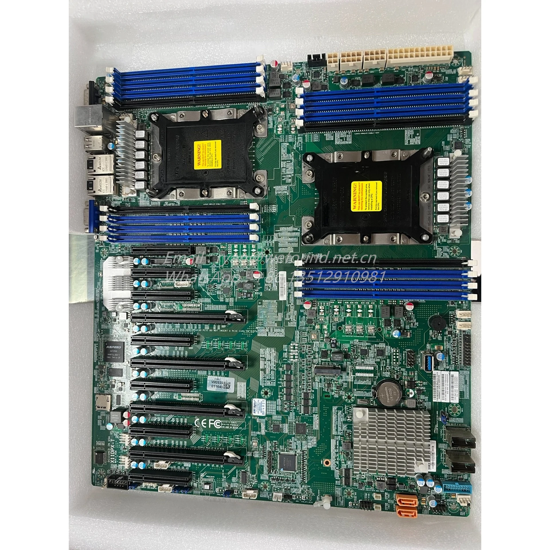 X11DPX-T para ranuras Supermicro 11 PCI-E, 3 UPI, placa base Dual 10GbE, procesador Xeon escalable - imagen 2