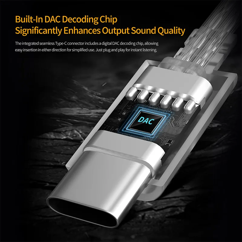 Cable de auriculares KZ tipo c Cables de 2 pines OFC Cable de actualización Chapado en plata flujo único 14 hebras Ues para EDXPRO ZS10PRO2 PRX - imagen 3