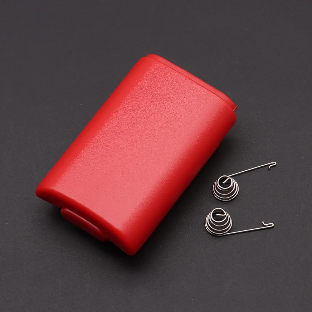 1 Juego de cubierta trasera de batería para controlador inalámbrico Xbox 360, cubierta de batería, accesorios de repuesto para reparación de resorte de batería - imagen 3